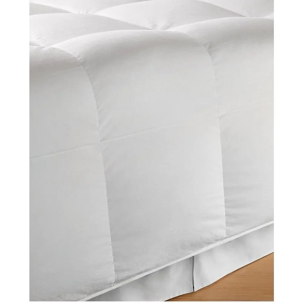Charter Club Premium White Down Comforter King Medium Weight 600 Fill Power RDS